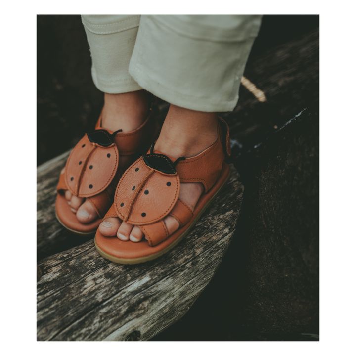 Iles Sky Ladybug Leather Sandals | Braun- Produktbild Nr. 1