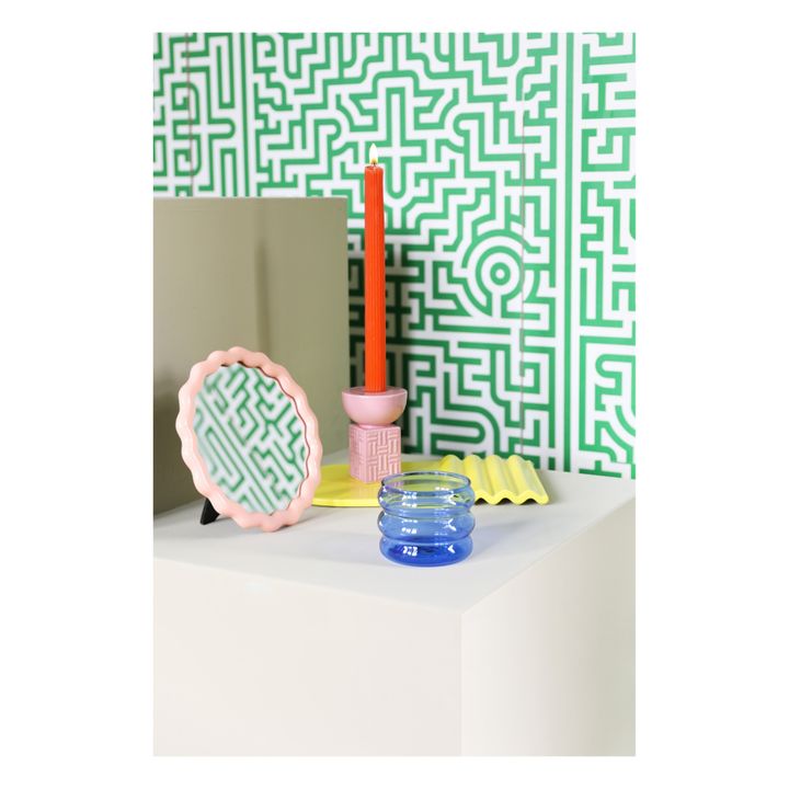 Zigzag Free-Standing Mirror | Pink- Product image n°2