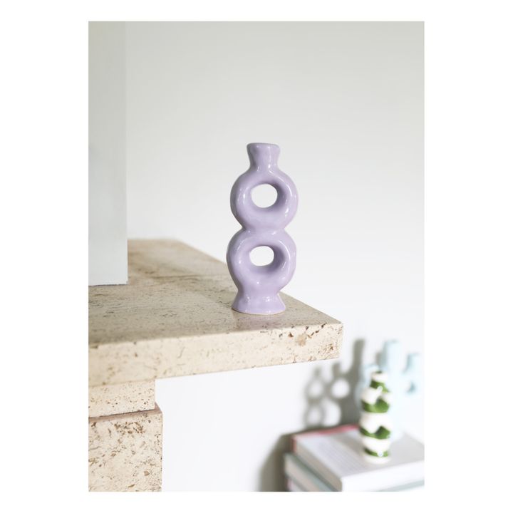 Bougeoir Loop | Lavande- Image produit n°1