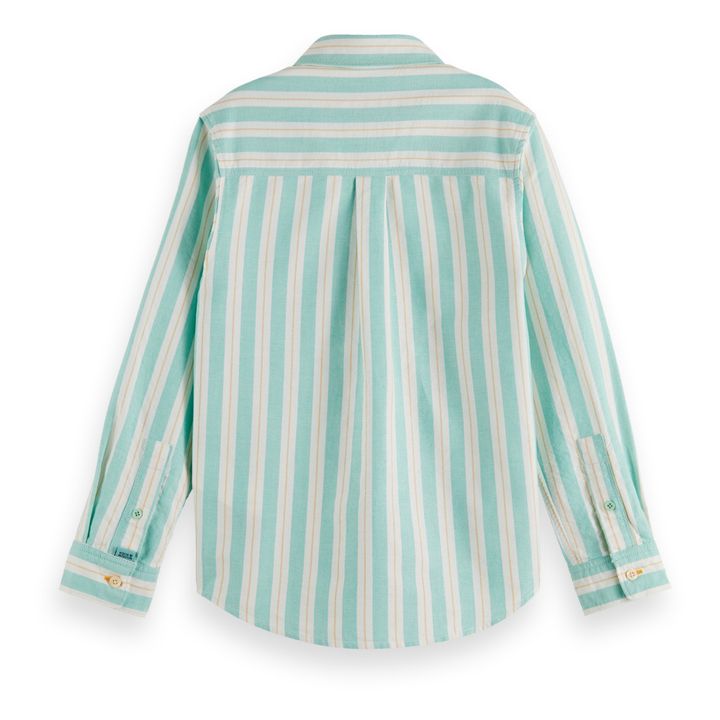 Oxford Organic Cotton Shirt | Verde Menta- Imagen del producto n°2