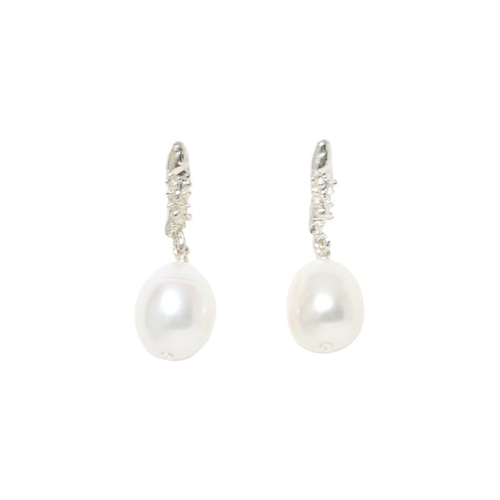 The Lustre of The Moon Earrings | Silver- Product image n°0