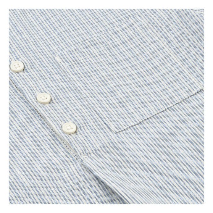 Houston Organic Cotton Long Sleeve Shirt | Azul- Imagen del producto n°1