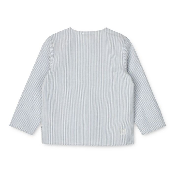 Houston Organic Cotton Long Sleeve Shirt | Azul- Imagen del producto n°3