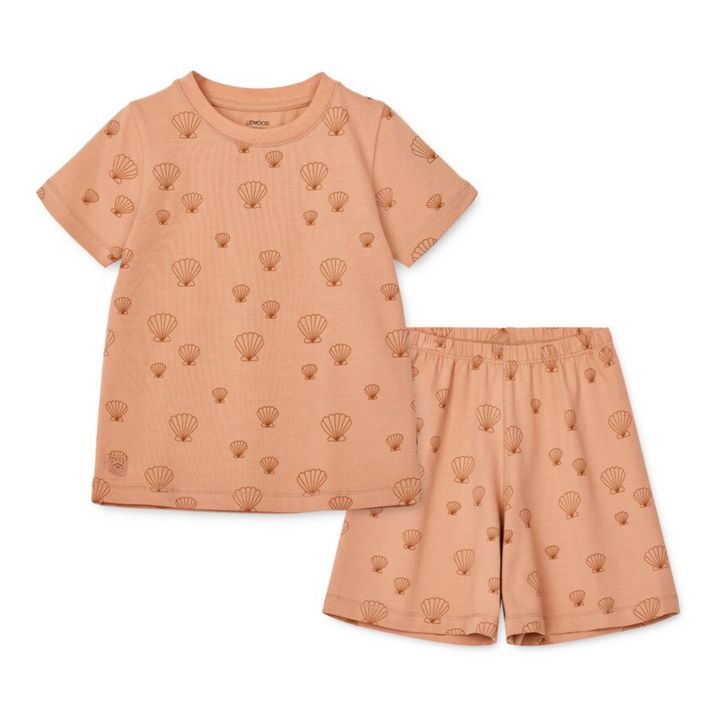 Ilford Organic Cotton Pyjama Set | Pink- Product image n°0
