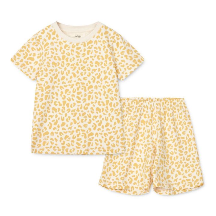 Ilford Organic Cotton Pyjama Set | Yellow- Product image n°0