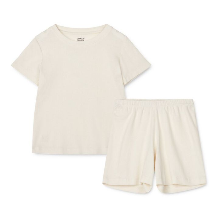 Ilford Organic Cotton Pyjama Set | Ecru- Product image n°0