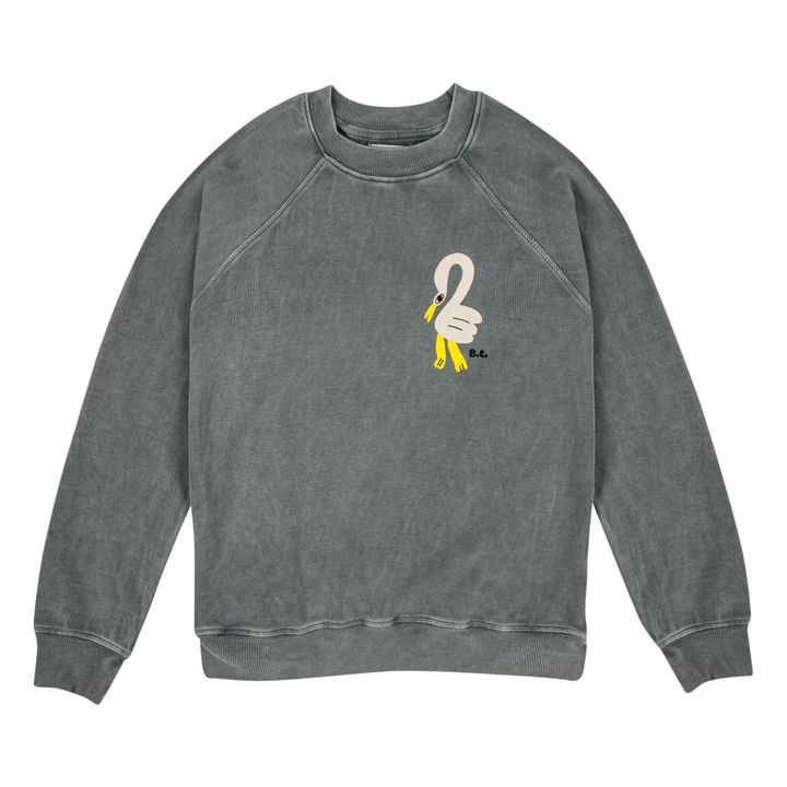 Pelican Organic Cotton Sweatshirt | Charcoal grey- Product image n°0