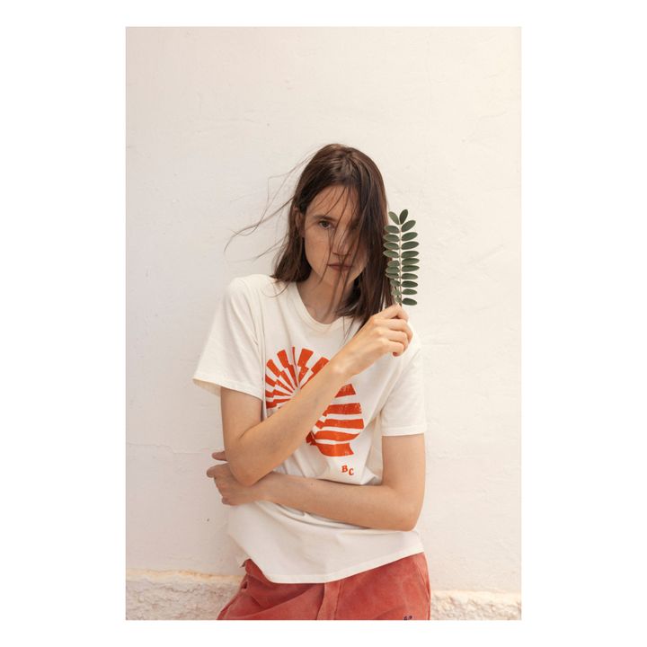 Shell Organic Cotton T-Shirt | Crudo- Imagen del producto n°2