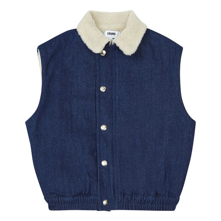 Ärmellose Jacke Denim Goose | Denim- Produktbild Nr. 0