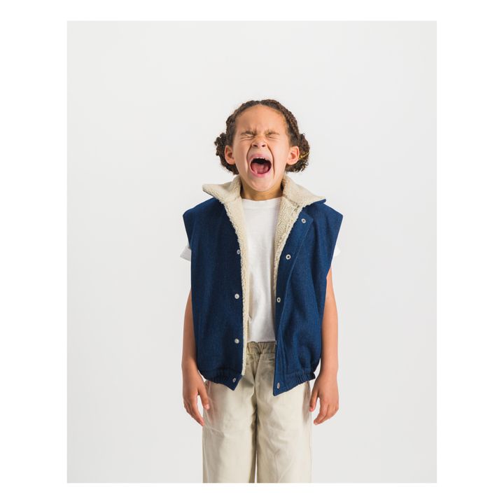 Ärmellose Jacke Denim Goose | Denim- Produktbild Nr. 1