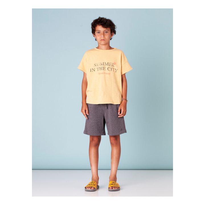 T-Shirt aus Bio-Baumwolle Summer in The City | Gelb- Produktbild Nr. 1