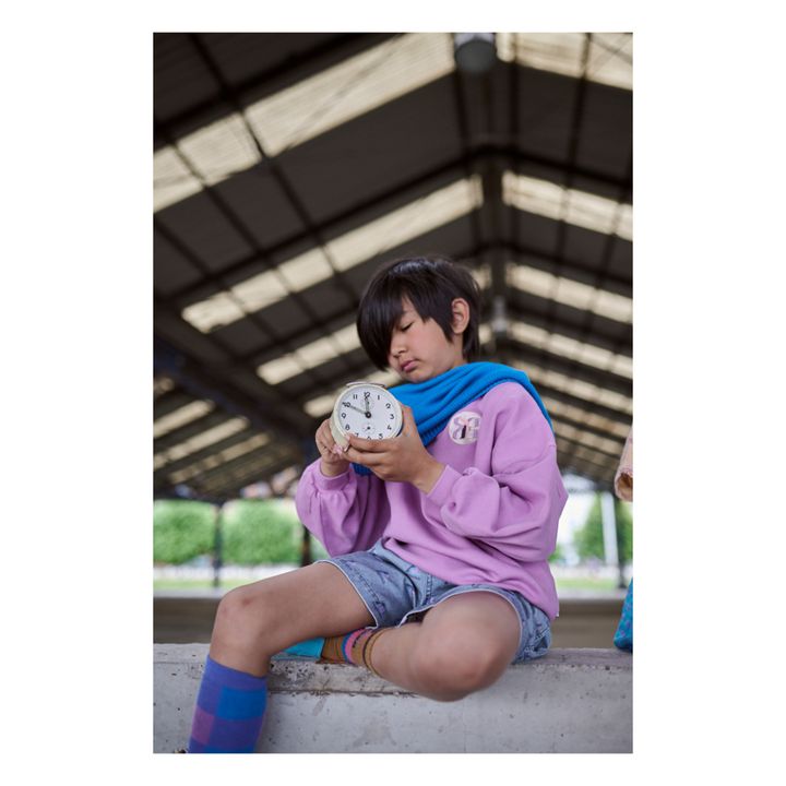 Sudadera con mangas Ballon | Rosa Fushia- Imagen del producto n°1
