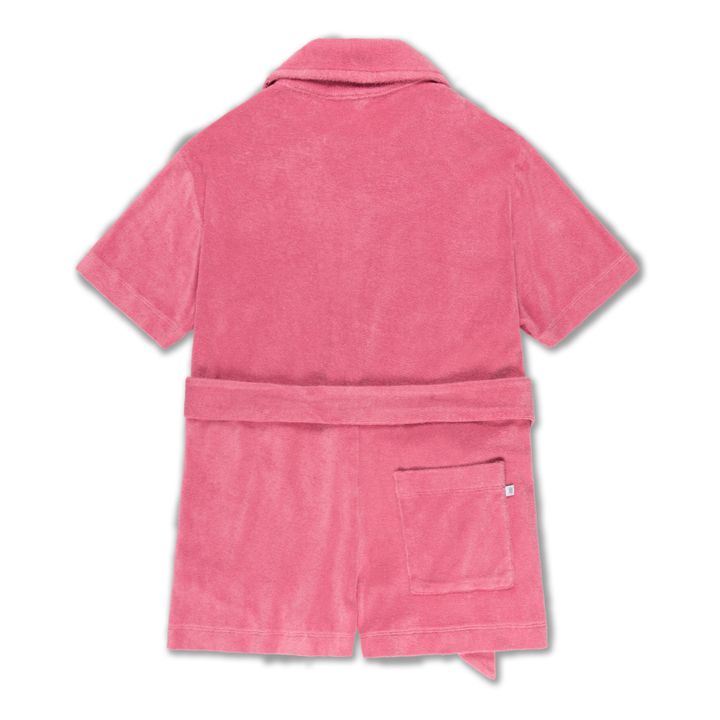 Terry Cloth Playsuit | Rosa- Produktbild Nr. 8