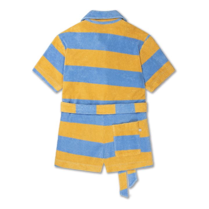 Terry Cloth Striped Playsuit | Blau- Produktbild Nr. 7