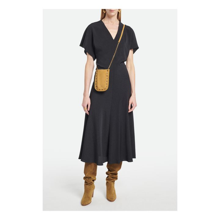 Porta telefono Zippy in nubuck e occhielli- Immagine del prodotto n°1