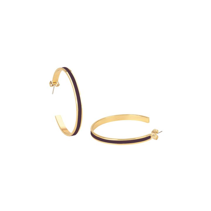 Orecchini a bracciale | Marrone- Immagine del prodotto n°0
