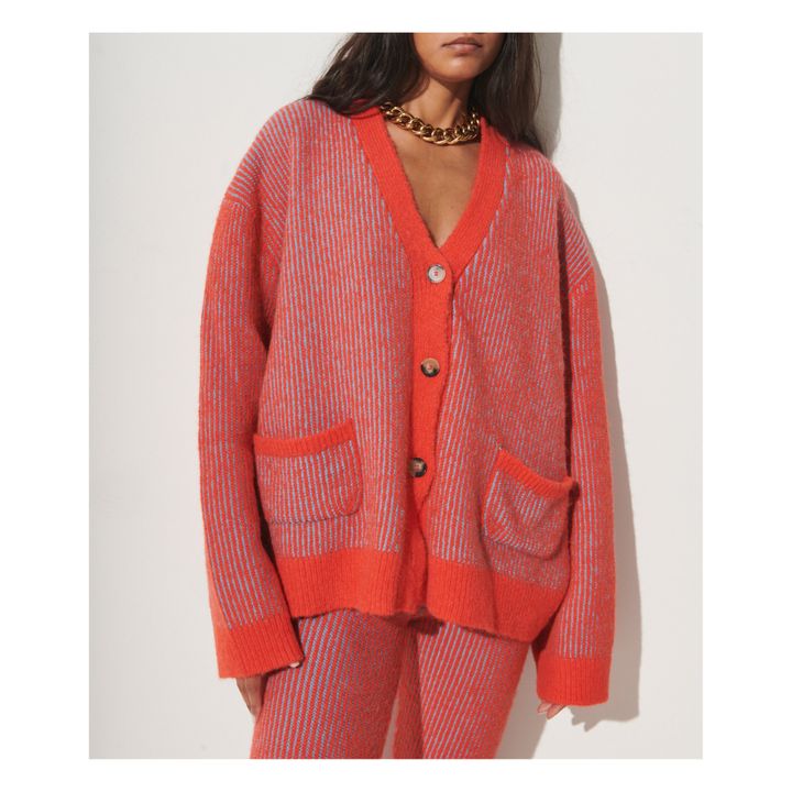 Cardigan Emmerson Alpaga | Arancione- Immagine del prodotto n°1