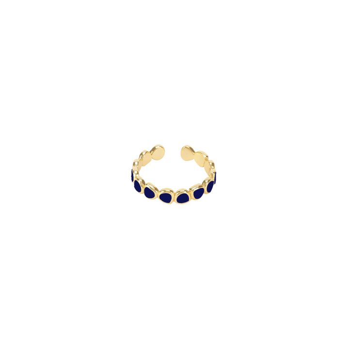 Lumi Adjustable Ring | Blu notte- Immagine del prodotto n°0