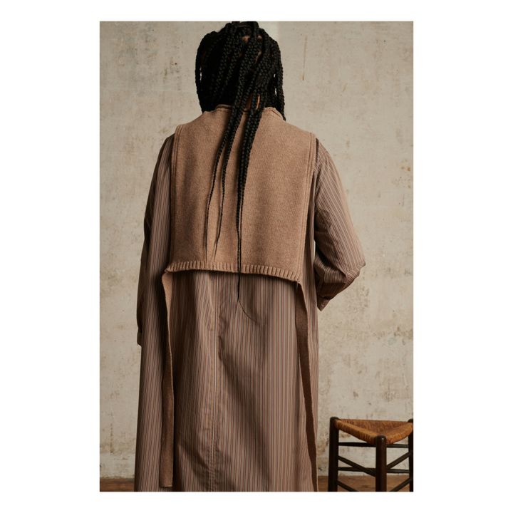 Pull Tasmania Laine | Beige chiné- Image produit n°3