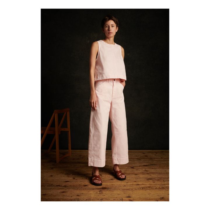Pampa Organic Cotton Top | Rosa chiaro- Immagine del prodotto n°1