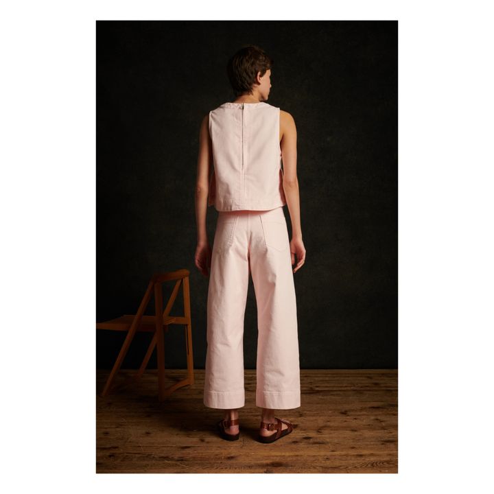 Pampa Organic Cotton Top | Rosa chiaro- Immagine del prodotto n°5