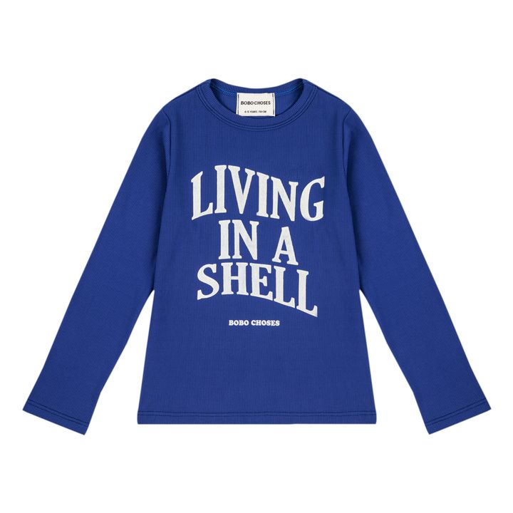 Living In A Shell Anti-UV T-Shirt | Navy- Produktbild Nr. 0