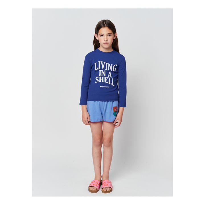 Living In A Shell Anti-UV T-Shirt | Navy- Produktbild Nr. 1