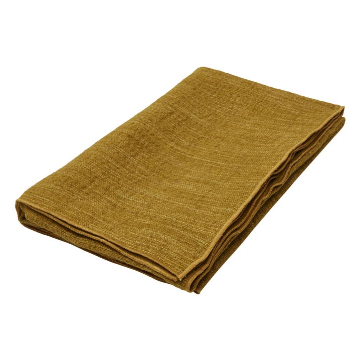 Mantita Vice Versa de tela nómada | Ocre- Imagen del producto n°1