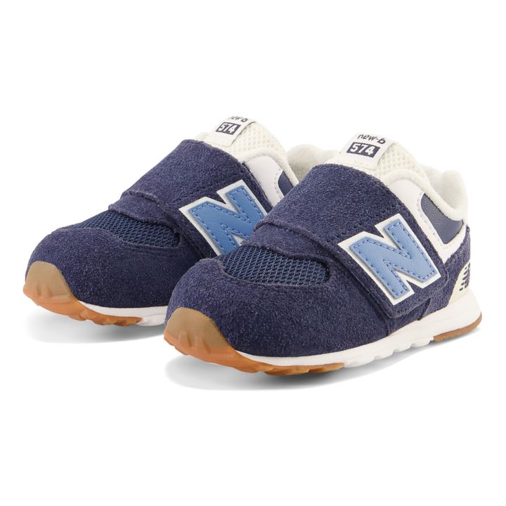 Suede 574 Velcro Baby Sneakers | Azul- Imagen del producto n°1