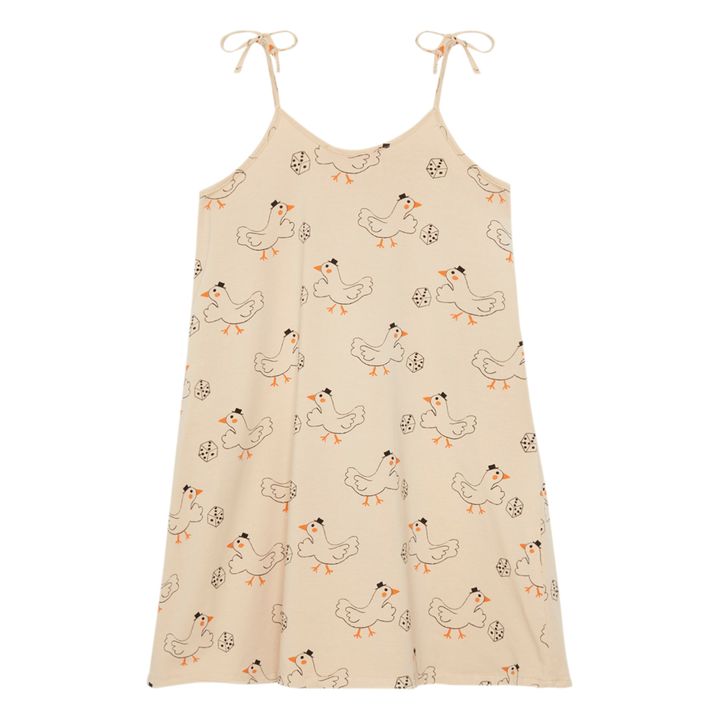 Goose Organic Cotton Dress | Crema- Imagen del producto n°3