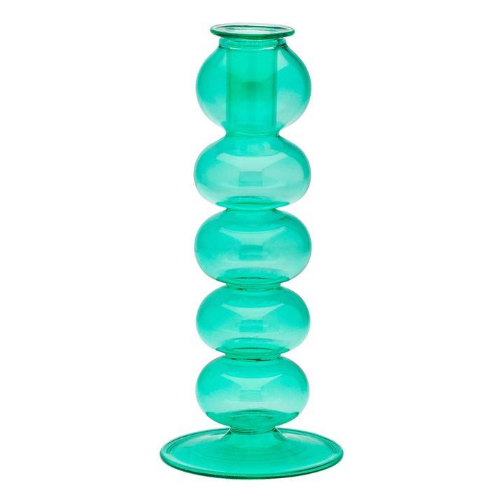 Kerzenhalter aus Glas Bubble | Grün- Produktbild Nr. 0
