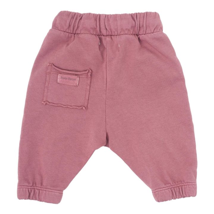 Jogger de felpa de algodón orgánico | Rosa- Imagen del producto n°1
