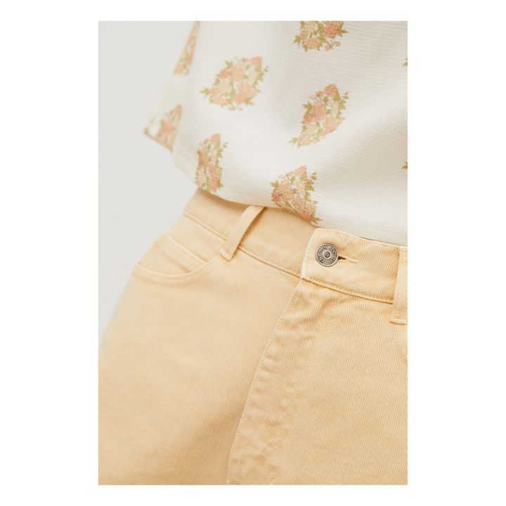Shorts Denim Dante | Giallo chiaro- Immagine del prodotto n°2