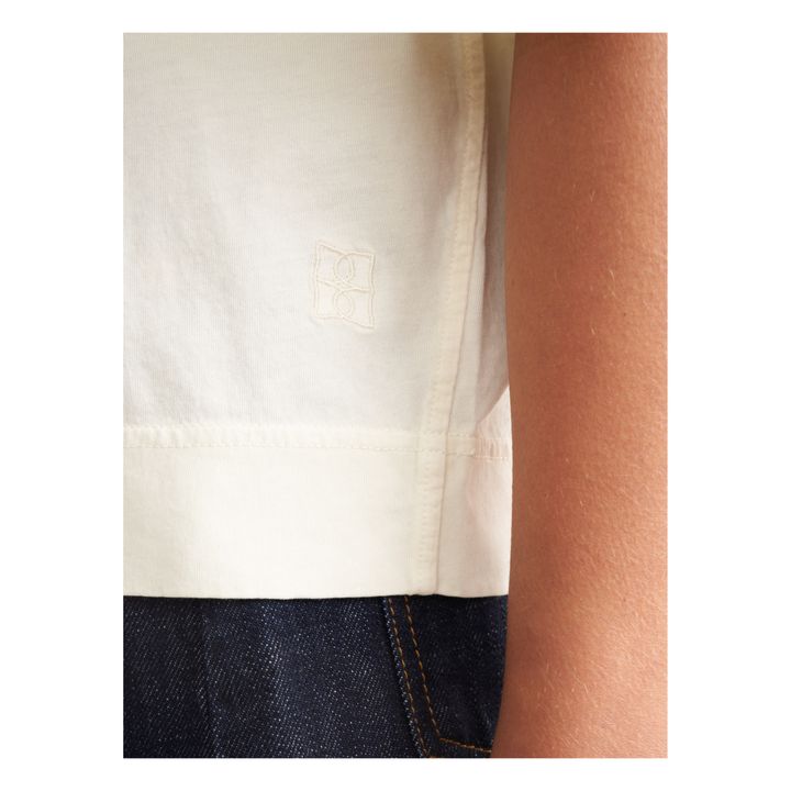 Camiseta de algodón orgánico Vim - Colección Mujer | Tiza- Imagen del producto n°4