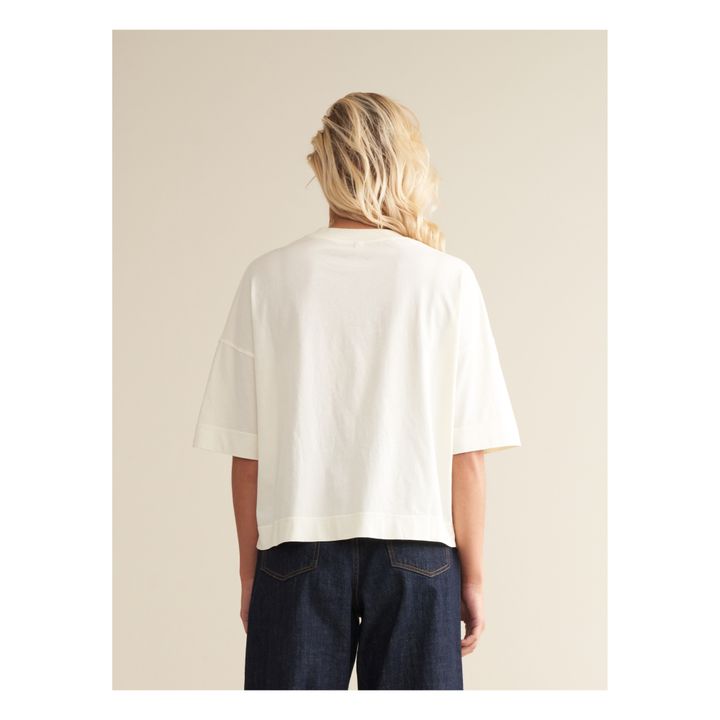 Camiseta de algodón orgánico Vim - Colección Mujer | Tiza- Imagen del producto n°5