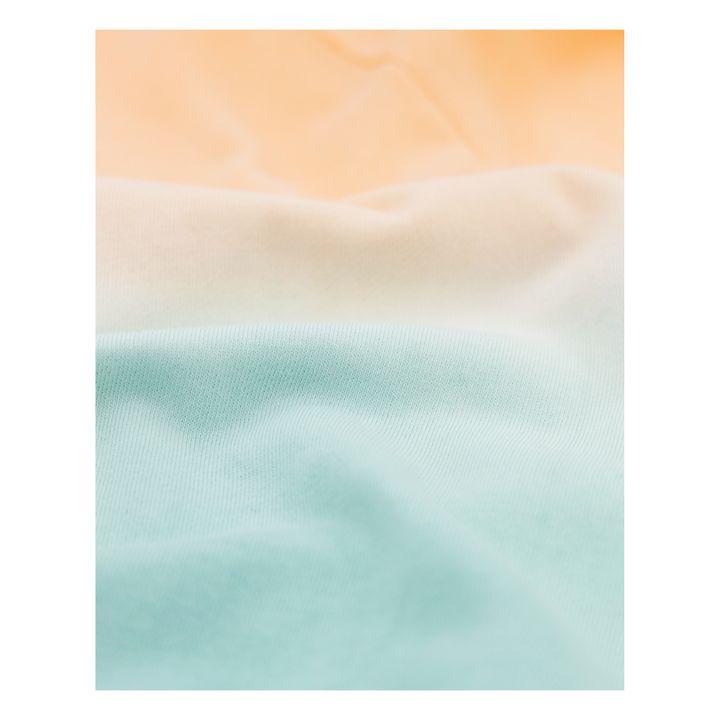 Sudadera de algodón reciclado Tie and Dye Aya | Azul verde- Imagen del producto n°1
