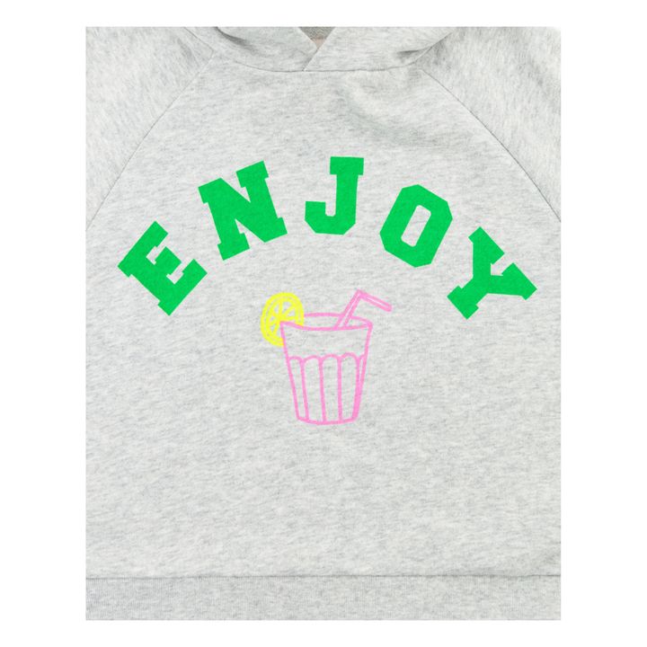 Kapuzen-Sweatshirt Lea Enjoy aus recycelter Baumwolle | Grau Meliert- Produktbild Nr. 3