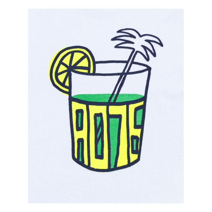Mat Lemonade Recycled Cotton T-Shirt | Azzurro- Immagine del prodotto n°3