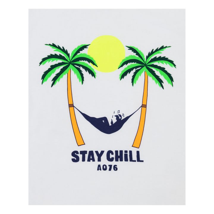 Mat Stay Chill Recycled Cotton T-Shirt | Bianco- Immagine del prodotto n°1