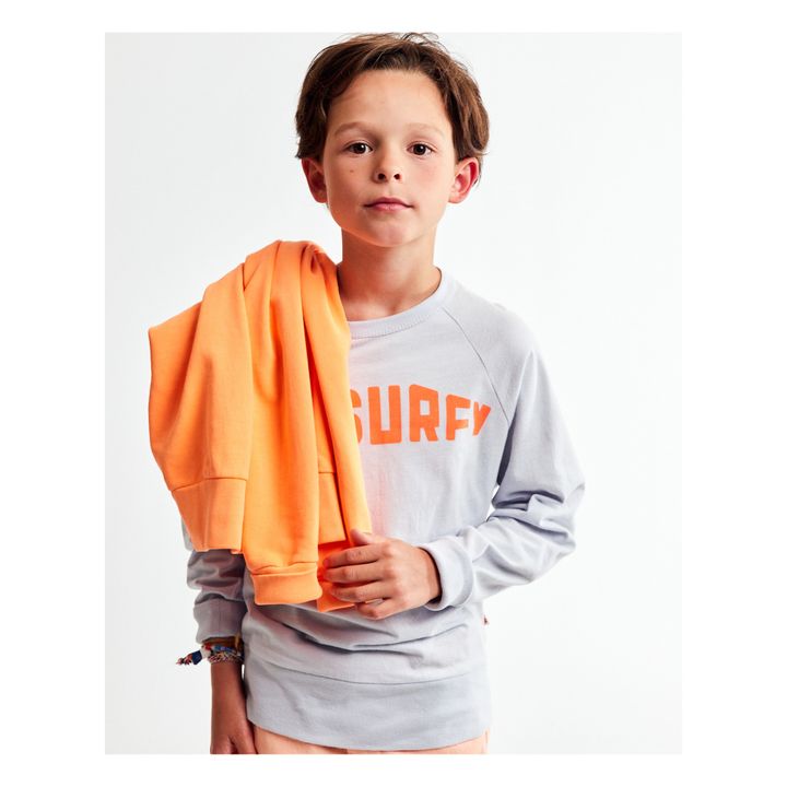 Sweatshirt Luis Be Surfy recycelte Baumwolle | Hellblau- Produktbild Nr. 1