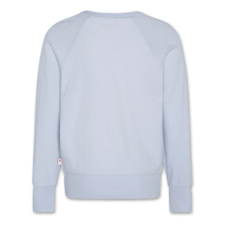 Sweatshirt Luis Be Surfy recycelte Baumwolle | Hellblau- Produktbild Nr. 4