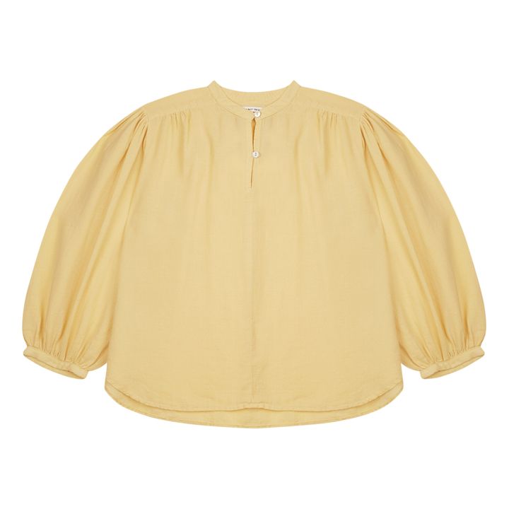 Bluse aus Bio-Baumwolle Olivia | Blasses Gelb- Produktbild Nr. 0