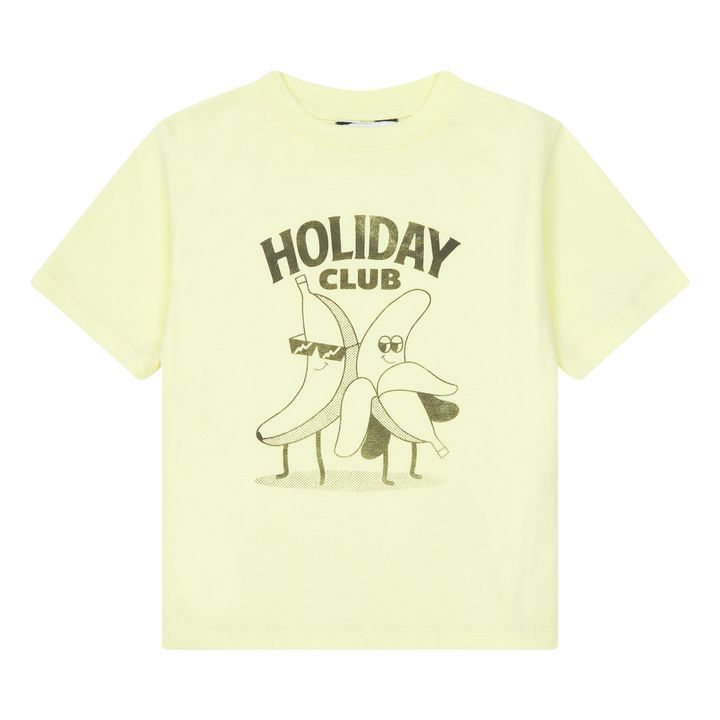 T-Shirt Holiday Bio-Baumwolle | Zitronengelb- Produktbild Nr. 0