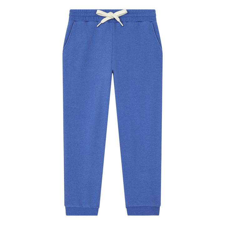 Organic Cotton Slim Joggers | Azurblau- Produktbild Nr. 0