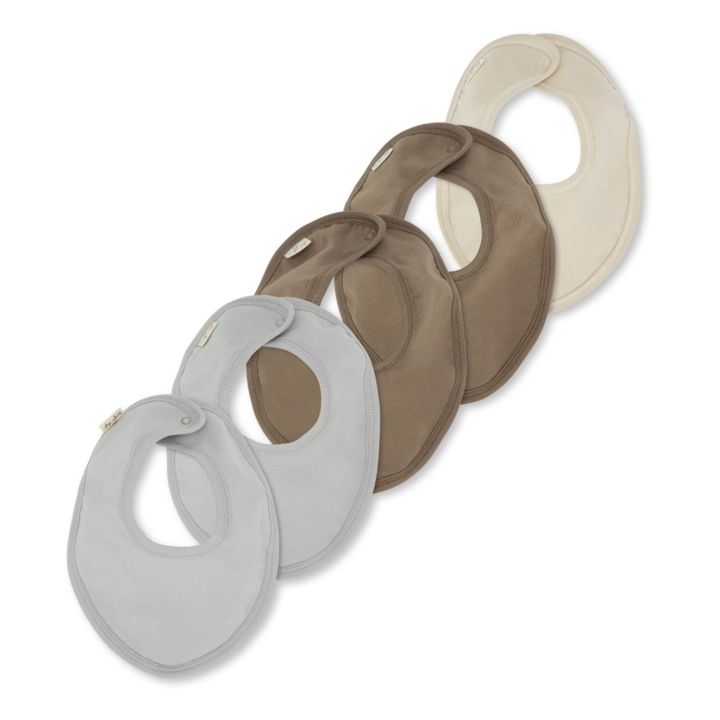 Lätzchen aus Bio-Baumwolle - 5er-Set | Blau- Produktbild Nr. 0