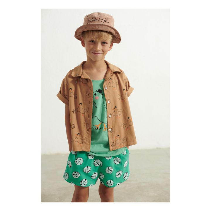 Goose Organic Cotton Bucket Hat | Beige- Immagine del prodotto n°1
