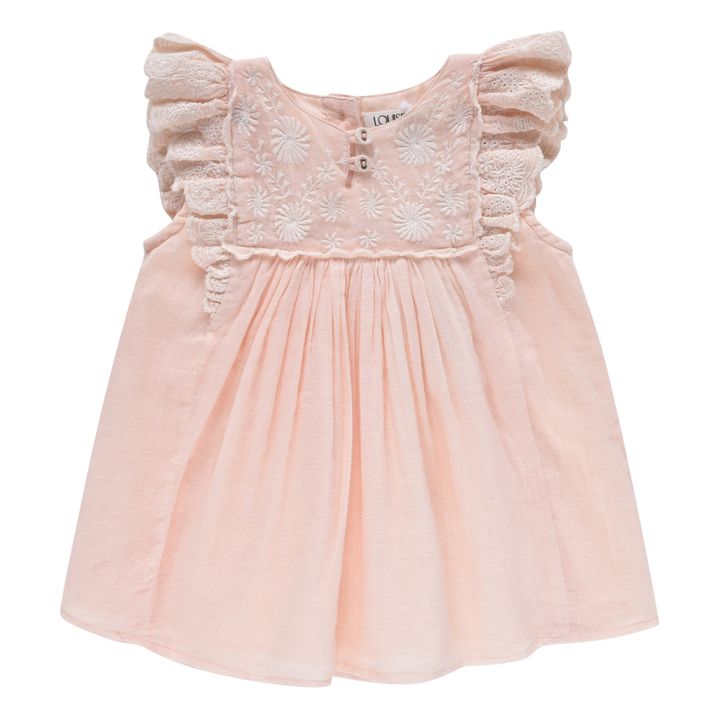 Hasha Organic Cotton Dress | Blassrosa- Produktbild Nr. 0