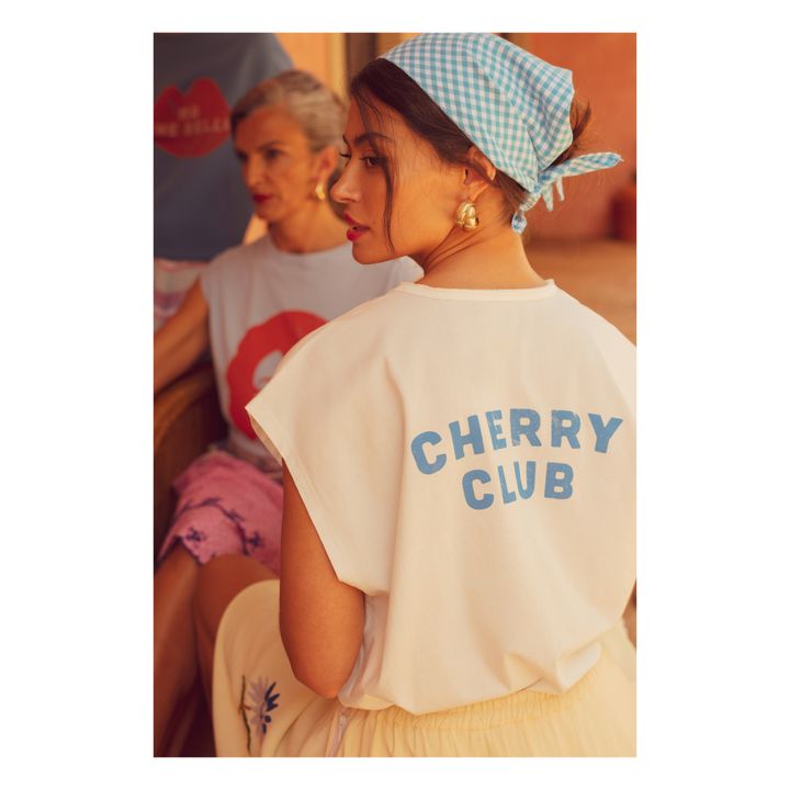 Camille Organic Cotton T-Shirt | Bianco- Immagine del prodotto n°1