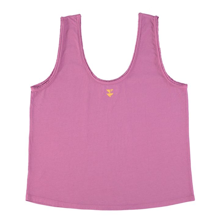 Olivia Organic Cotton Tank Top | Fuscia- Immagine del prodotto n°4
