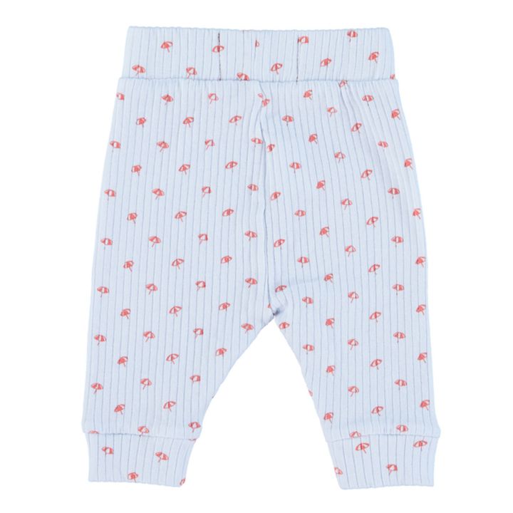 Parasol Ribbed Organic Jersey Leggings | Azul Cielo- Imagen del producto n°1